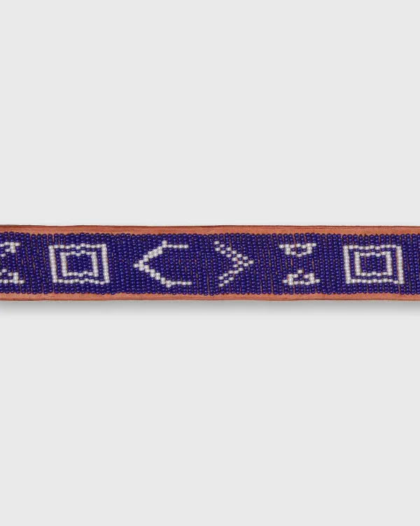 Online Sid Mashburn 1.25" African Beaded Belt Navy Village