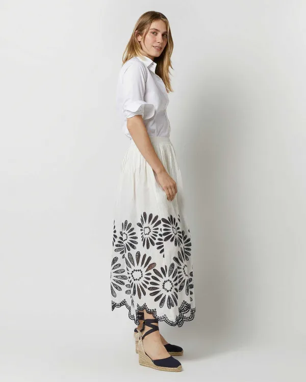 Cheap Ulla Johnson Annisa Skirt Porcelain