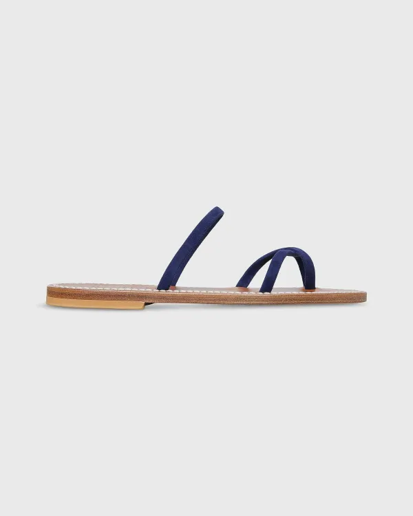 New K. Jacques Aramis Sandal Navy Suede