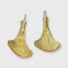 Shop Gogo Jewelry Armadillo Scapula Earrings Vermeil