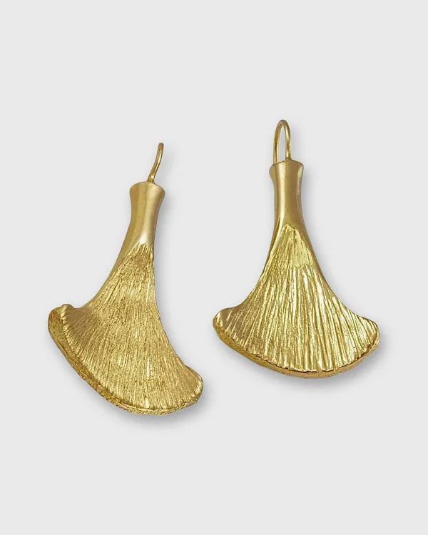 Shop Gogo Jewelry Armadillo Scapula Earrings Vermeil