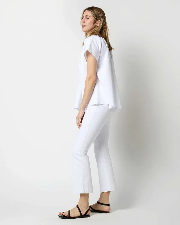 Best Ann Mashburn Atelier Kami Top White Poplin