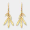 Fashion We Dream in Colour Bamboo Earrings Gold