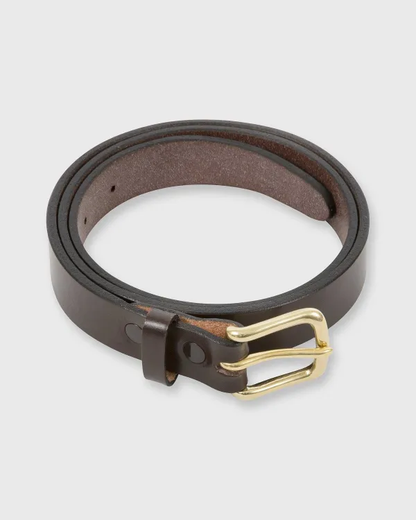 Hot Mashburn 1" Belt Chocolate Bridle