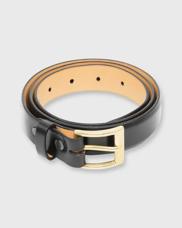 Clearance Sid Mashburn 1" Belt Black Calfskin