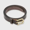 Sale Mashburn 1" Belt Chocolate Bridle