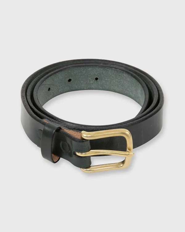 Hot Mashburn 1" Belt Bottle Green Bridle