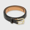 Cheap Mashburn 1" Belt Black Matte Alligator