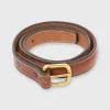 Hot Mashburn 1" Bombay Stitch Belt Oak Bridle