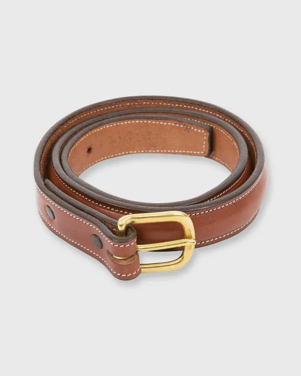 Hot Mashburn 1" Bombay Stitch Belt Oak Bridle