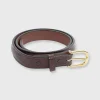 Store Mashburn 1" Bombay Stitch Belt Havana Bridle