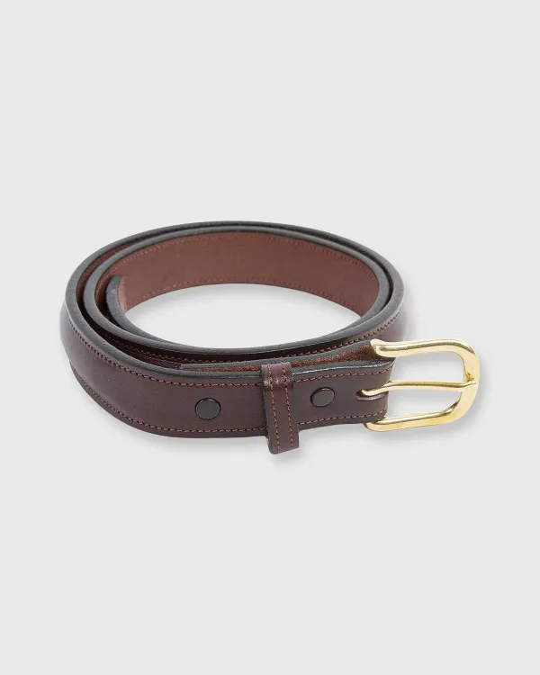 Outlet Mashburn 1" Bombay Stitch Belt Havana Bridle