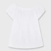 Outlet Ann Mashburn Bridget Top White Poplin