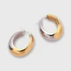 Outlet Lizzie Fortunato Bubble Hoop Earrings Mixed Metal