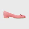 Sale Ann Mashburn Buckle Shoe Peony Suede