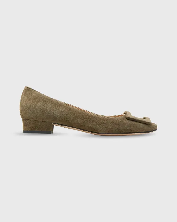 Online Ann Mashburn Buckle Shoe Military Suede