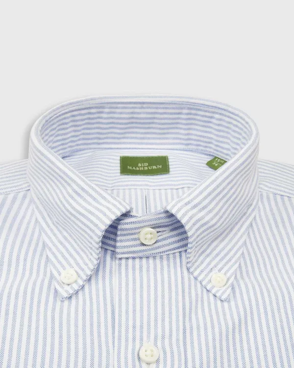 Shop Sid Mashburn Button-Down Dress Shirt Blue University Stripe Oxford