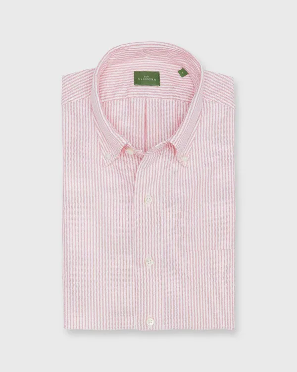 Flash Sale Sid Mashburn Button-Down Sport Shirt Sriracha University Stripe Oxford