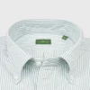 Flash Sale Sid Mashburn Button-Down Sport Shirt Lovat University Stripe Oxford