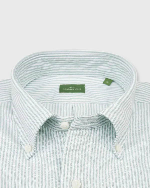 Flash Sale Sid Mashburn Button-Down Sport Shirt Lovat University Stripe Oxford