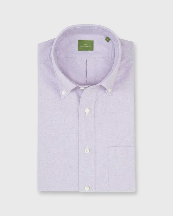 Best Sale Sid Mashburn Button-Down Sport Shirt Lavender Oxford