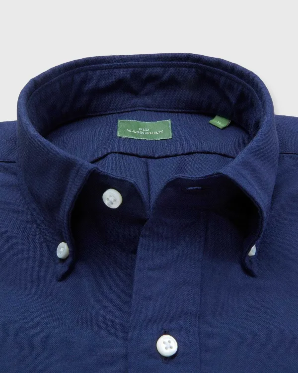 Hot Sid Mashburn Button-Down Sport Shirt Navy Oxford