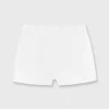 Sale Sid Mashburn Button-Front Boxer Short White Poplin