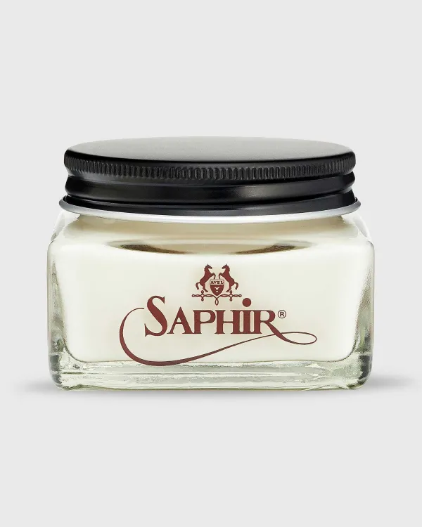 Cheap Saphir Calfskin Creme Polish Neutral (02)