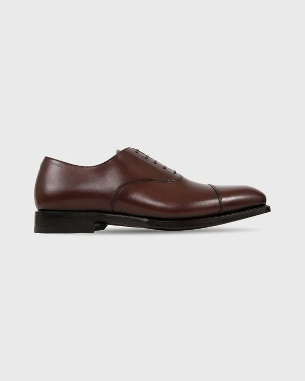 Hot Sid Mashburn Cap-Toe Oxford Dark Espresso Calfskin