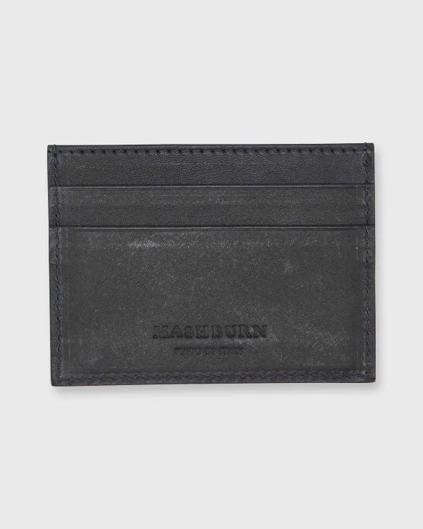 Online Mashburn Card Holder Navy Leather