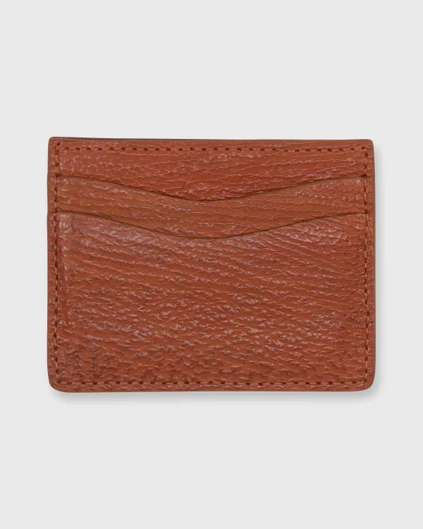 Best Sale Sid Mashburn Card Holder Cognac Sharkskin