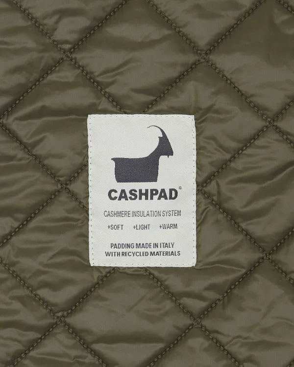 Shop Sid Mashburn Cashpad Parka Green Dry Waxed Poplin