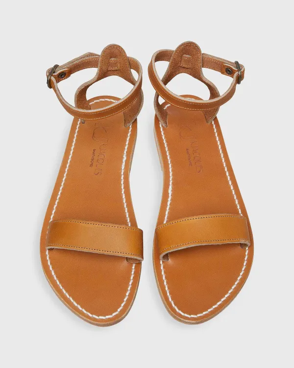 Sale K. Jacques Catamaran Sandal Natural Leather