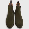 Best Sale Sid Mashburn Chelsea Boot Loden Suede