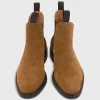 Shop Sid Mashburn Chelsea Boot Tobacco Suede