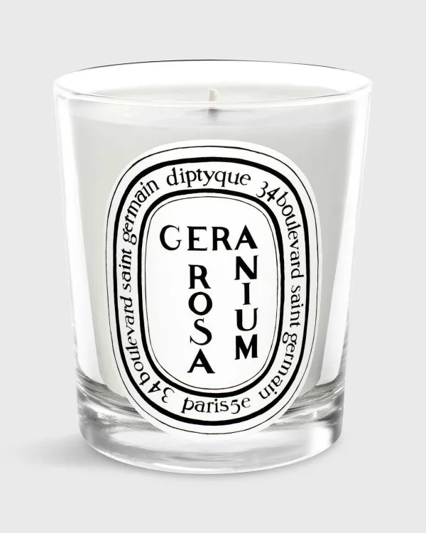 Fashion Diptyque Classic Scented Candle Geranium Rosa