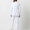 Sale Ann Mashburn Constance Jacket White Stretch Cotolino