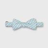 Clearance Sid Mashburn Cotton Bow Tie Verdigris Tattersall