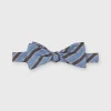 Hot Sid Mashburn Cotton Bow Tie Wedgewood Conway Stripe