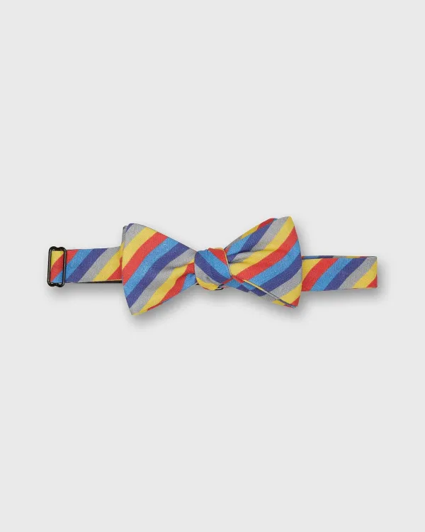 Fashion Sid Mashburn Cotton Bow Tie Primary Emory Stripe