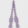 Shop Sid Mashburn Cotton Bow Tie Red/White/Blue Stripe