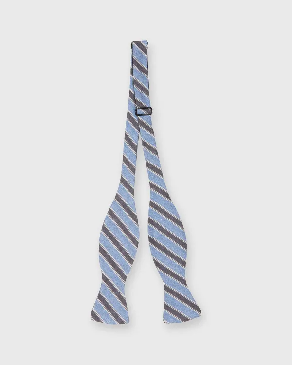 Hot Sid Mashburn Cotton Bow Tie Wedgewood Conway Stripe