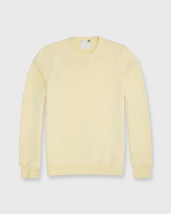 Flash Sale Sid Mashburn Crewneck Pullover Sweatshirt Butter French Terry