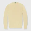 Cheap Sid Mashburn Crewneck Sweater Lemon Cotton