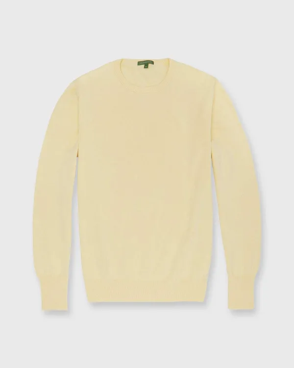 Cheap Sid Mashburn Crewneck Sweater Lemon Cotton