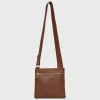 Store Ann Mashburn Crossbody Pouch Brown Leather