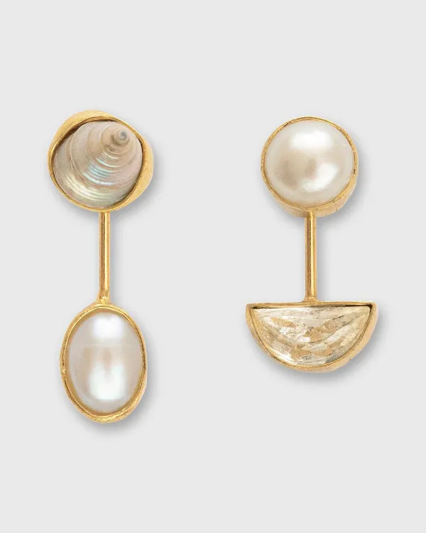 Flash Sale Grainne Morton Detachable Drop Earrings White