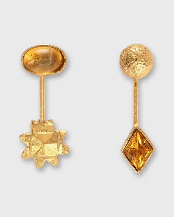 Best Sale Grainne Morton Detachable Drop Earrings Amber/Gold