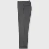 Best Sale Sid Mashburn Dress Trouser Charcoal High-Twist