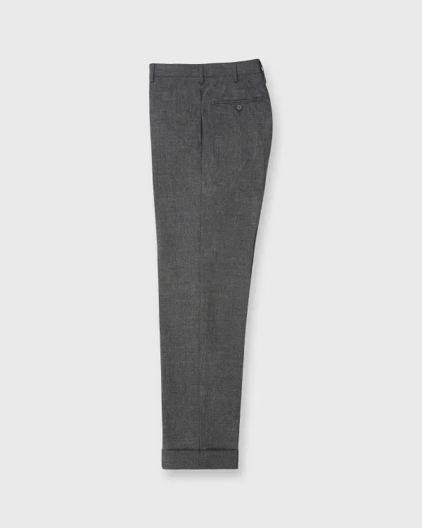 Best Sale Sid Mashburn Dress Trouser Charcoal High-Twist